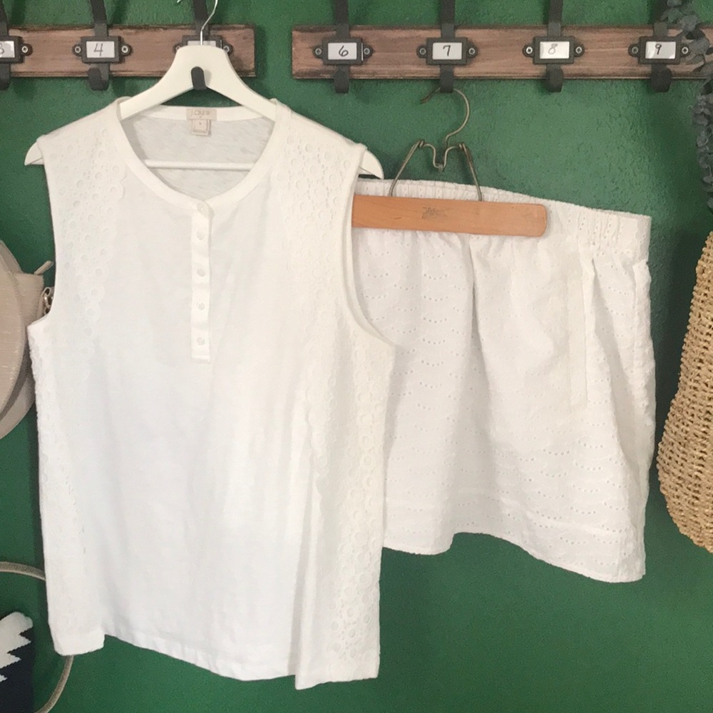 J Crew Top and Skirt set